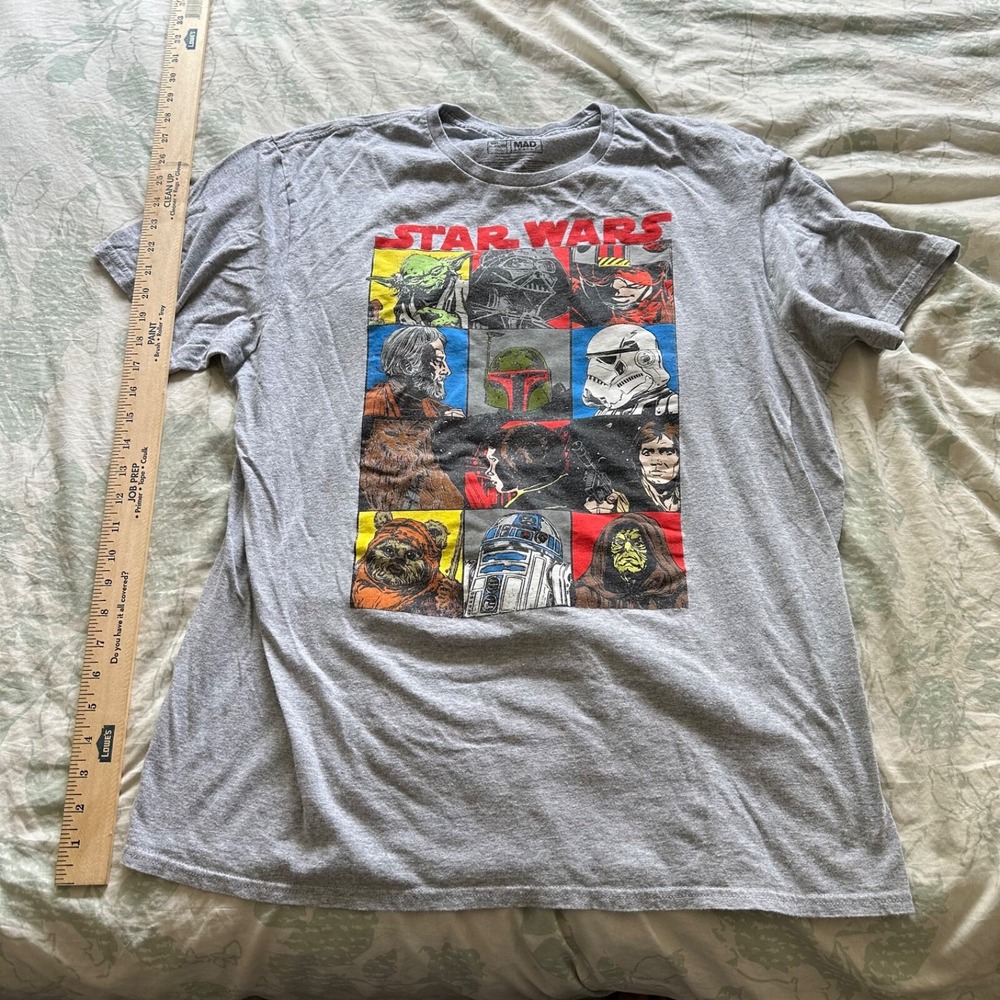 Mad Engine Star Wars Shirt Mens XL‎ The Imperial March Short Sleeve T-Shirt